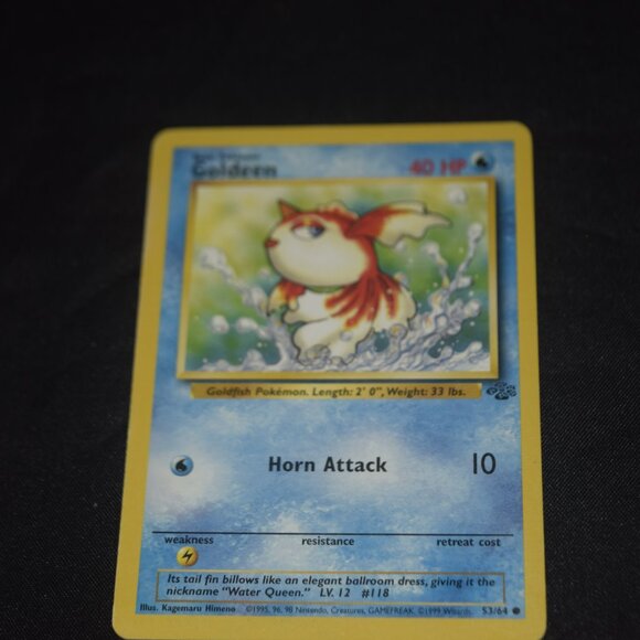 Pokemon Goldeen 53/64 Jungle Set 1st Edition, LP - Picture 2 of 13